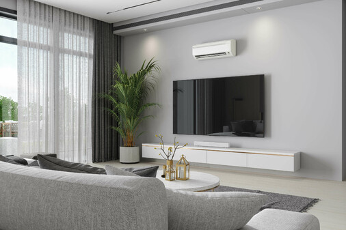 Klimaanlage-Wohnzimmer-Trabert